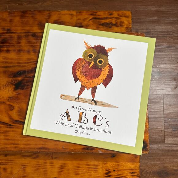 Art From Nature ABC's With Leaf Collage Instructions Hardcover Book - Picture 1 of 9